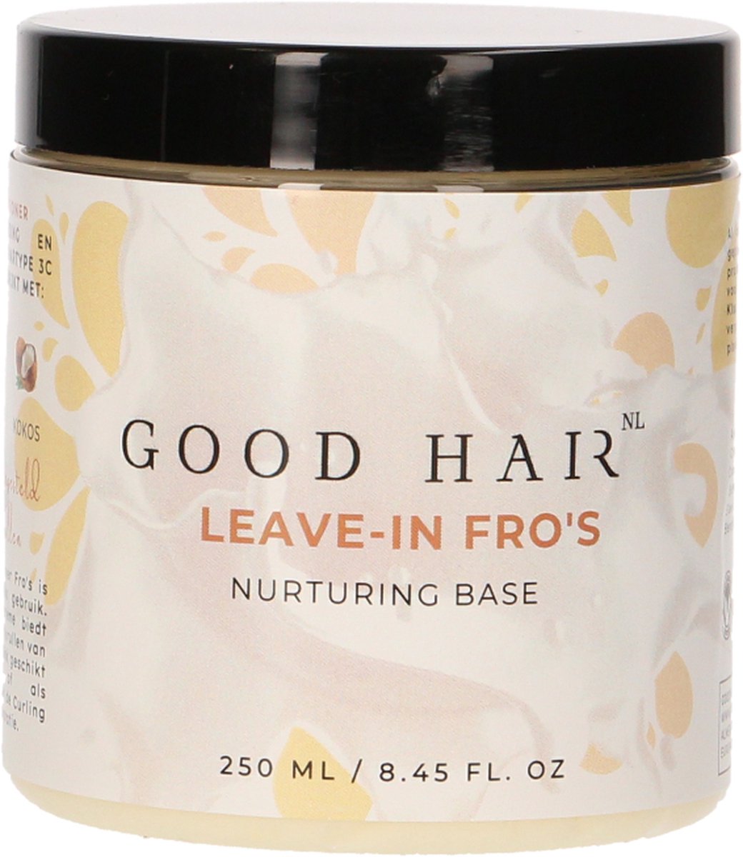 Good Hair NL - Leave-in conditioner- Fijne krullen crème - kroeshaar- haarvoeding