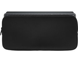 kwmobile toetsenbord hoes geschikt voor Logitech Mx Keys Mini Wireless hoesje - Neopreen keyboard beschermhoes - Reis case met rits - Keyboards cover in zwart