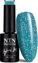 DRM NTN Premium UV/LED Gellak Design Your Style 5g. #45 - Blauw, Glitter - Glitters - Gel nagellak