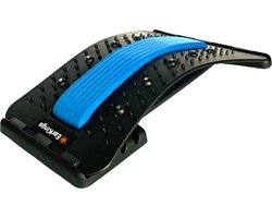 EarKings Backstretcher Massage Apparaat met Zachte Massage Pads - Rugstretcher met 4 Standen - Verstelbare Rugmassage voor Optimale Ontspanning V3
