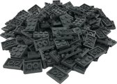 200 Bouwstenen 2x3 plate | Donkergrijs | Compatibel met Lego Classic | Keuze uit vele kleuren | SmallBricks