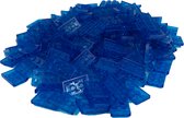 200 Bouwstenen 2x3 plate | Transparant Blauw | Compatibel met Lego Classic | Keuze uit vele kleuren | SmallBricks