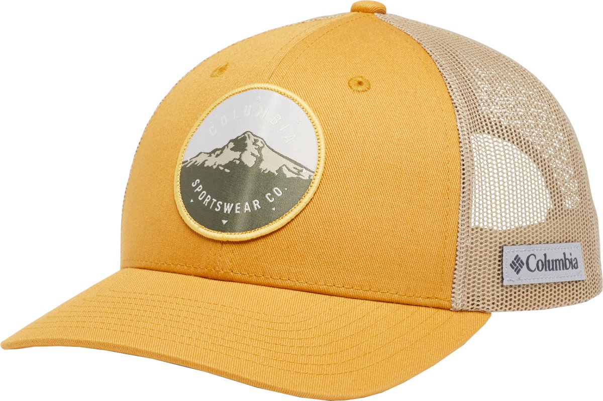 Columbia Mesh Snap Back Hat 1652541718, Mannen, Geel, Pet, maat: One size