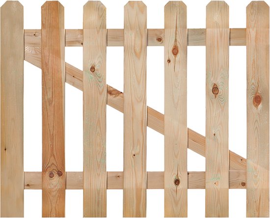 Tuindeco - tuinpoort 100 x 60 cm - FSC hout - gemonteerd - goedkoop! |  bol.com
