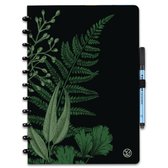 GreenBook - Whiteboard Notebook - A4 Lijn & Blanco - Forest Green