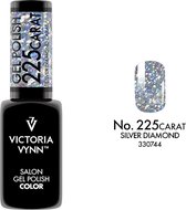 Victoria Vynn – Salon Gelpolish 225 Carat Silver Diamond - zilveren glitter gel polish - zilver - gellak - lak - glitters - nagels - nagelverzorging - nagelstyliste - uv / led - nagelstylist - callance