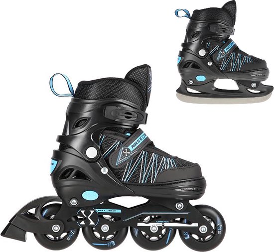 NILS - Inlineskates Technology ABEC9 - maat 31-34, 39-42 verstelbaar (35-38 verstelbaar NILS - Inlineskates Technology ABEC9 - maat 31-34, 39-42 verstelbaar (35-38 verstelbaar