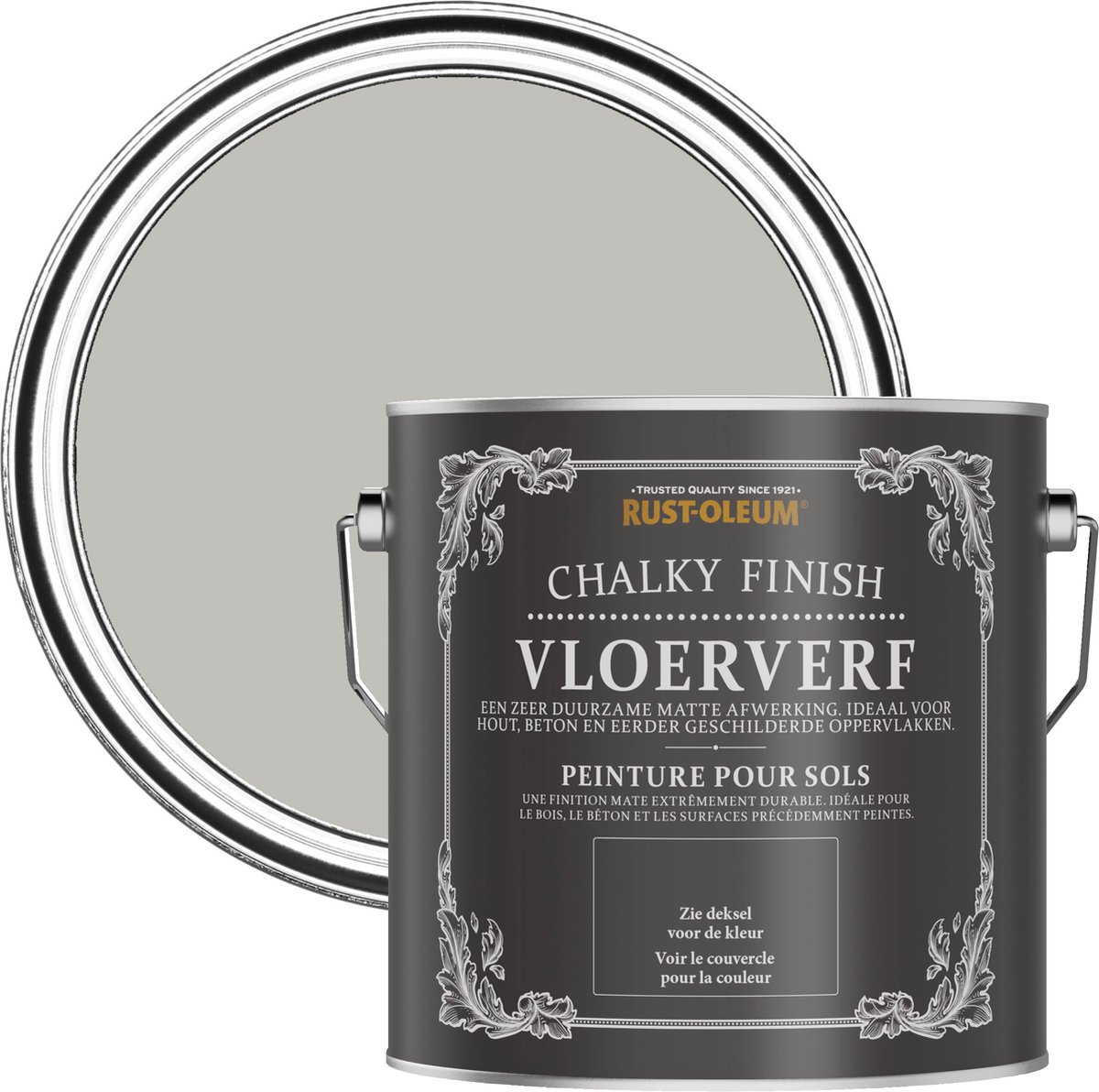 Rust-Oleum Lichtgrijs Vloerverf - Kiezel 2,5L