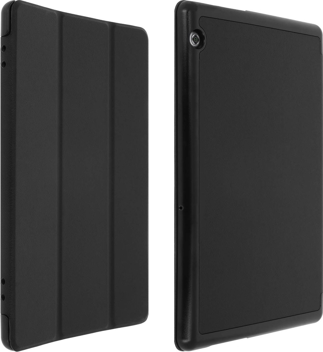 Avizar Foliohoes Geschikt voor Huawei Mediapad T5 10'' Magnetische video-/toetsenbordhouder, zwart, Zwart