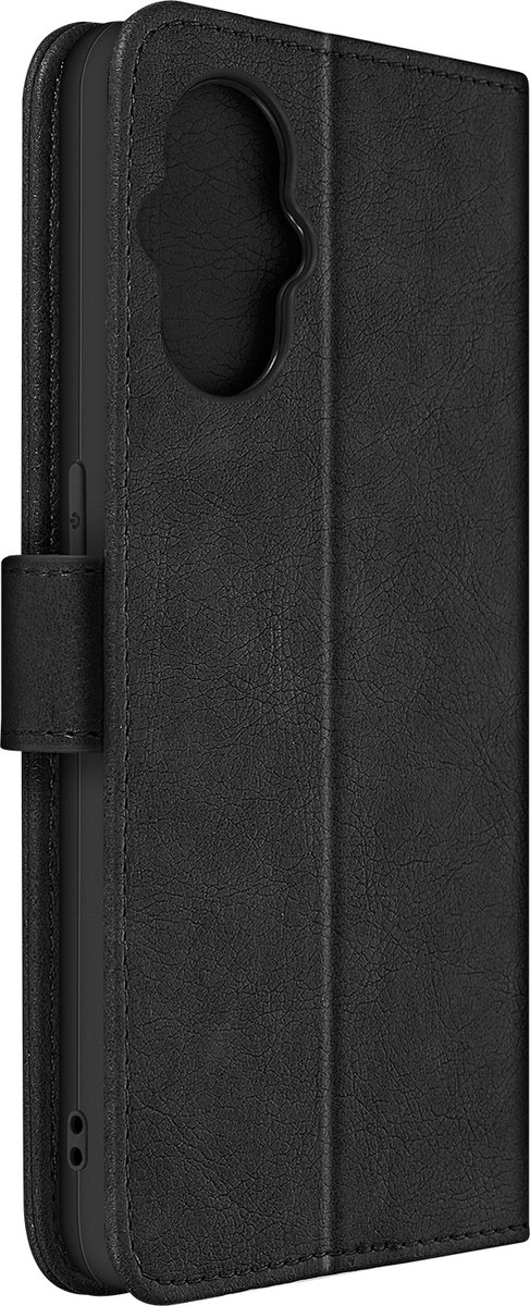 Geschikt voor Oppo Reno 8 Lite 5G Bookcover Video Support Functie zwart