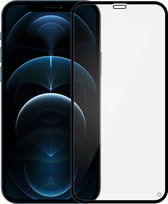 Geschikt voor Apple iPhone 12/12 Pro Resistant Organic Glass Anti-vlek Force Glass Zwart