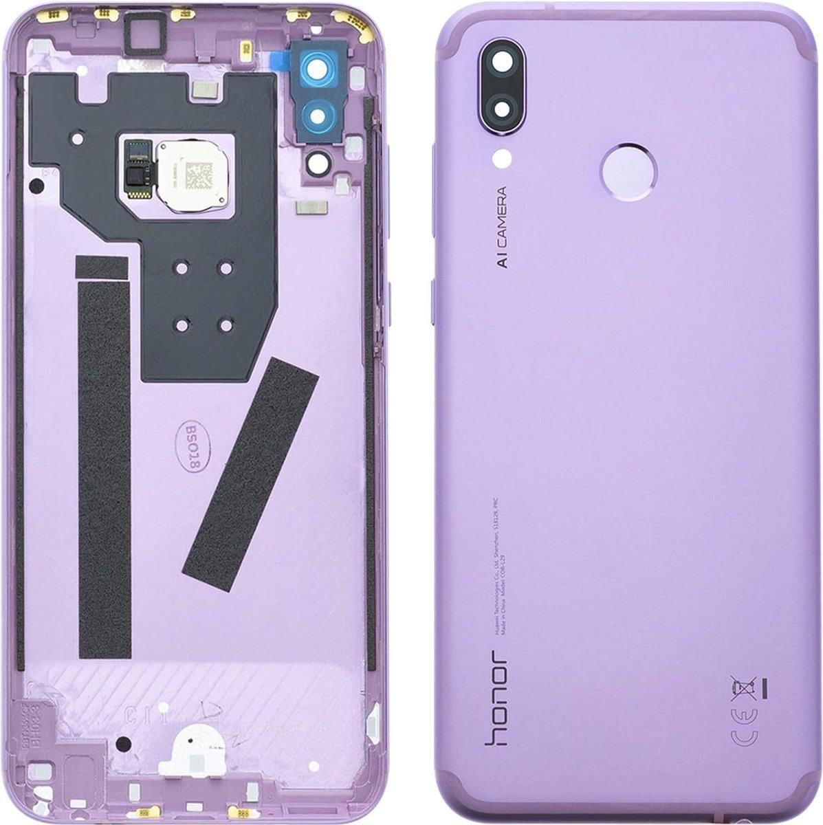 Honor Play Batterij Cover Origineel Honor achterklep Paars