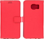 Cover Geschikt voor Samsung Galaxy S7 Edge Flip Wallet Stand Video rode