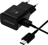Chargeur domestique universel USB-C Samsung + câble de données - noir - charge rapide 15W