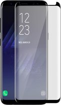 Geschikt voor Samsung Galaxy S8 Film Gehard Glas 9H Totale Hechting Zwarte Omtrek