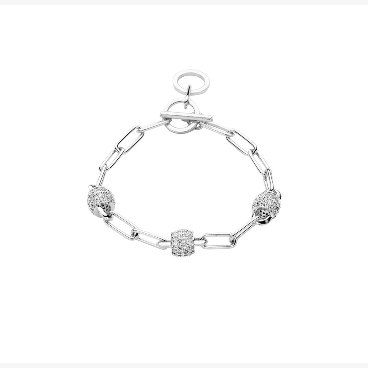 Les Cordes - Armband - ROBA (AB) - Zilver - Metaal - Sieraad Dames - Juwelen