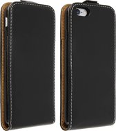 Etuihoes Geschikt voor Apple iPhone 6/6S Ultra dun met klep – Zwart