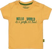 4PRESIDENT Newborn T-shirt - Buff Orange - Maat 50 - Baby T-shirts - Newborn kleding