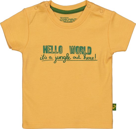 T-shirt nouveau-né 4PRESIDENT - Orange Buff - Taille 50 - T-shirts Bébé - Vêtements nouveau-nés