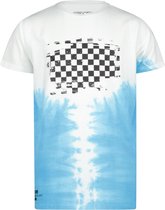 4PRESIDENT T-shirt jongens - Blue Tie dye - Maat 164