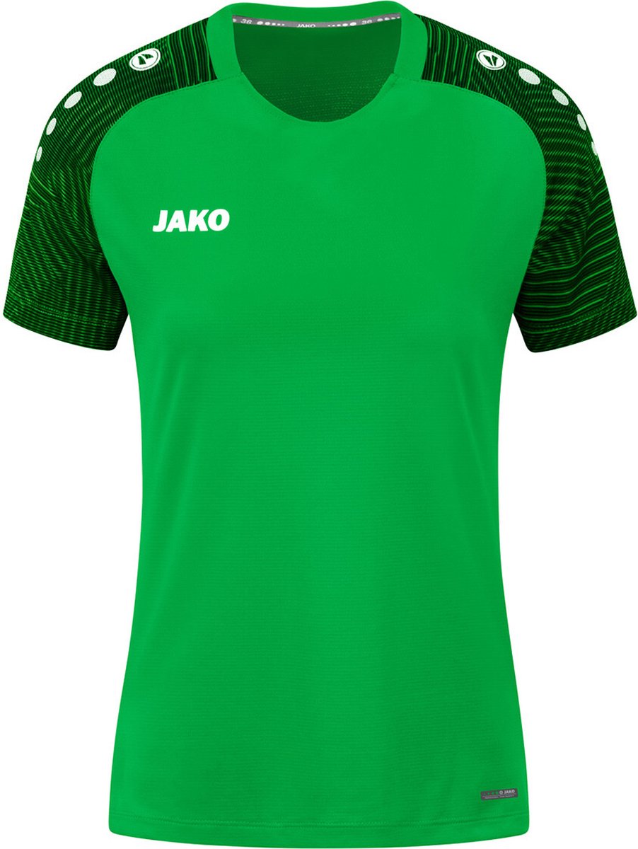 Jako - T-shirt Performance - Groene Voetbalshirt Dames-38