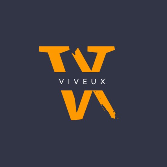 VIVEUX® Zonnebril - Vierkant - Rechthoekig - Zwart - Geel