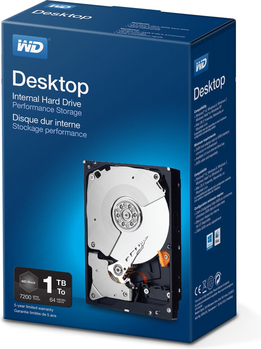 Western Digital Desktop Performance 3.5'' 1000 GB SATA III