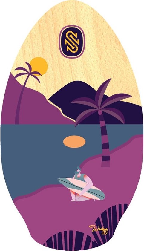 Housse De Transport Skimboard Skim One 130cm - Nylon Noir, Protection Nez Polyéthylène