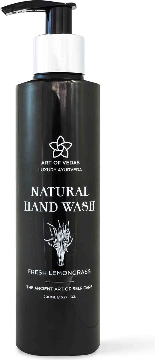 Art of Vedas - Natural Hand Wash - Fresh Lemongrass - Ayurvedische - 100% Natural - Vegan