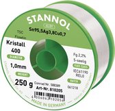 Stannol Flowtin TS Soldeertin, loodvrij Spoel Sn95,5Ag3,8Cu0,7 REL0 250 g 1 mm