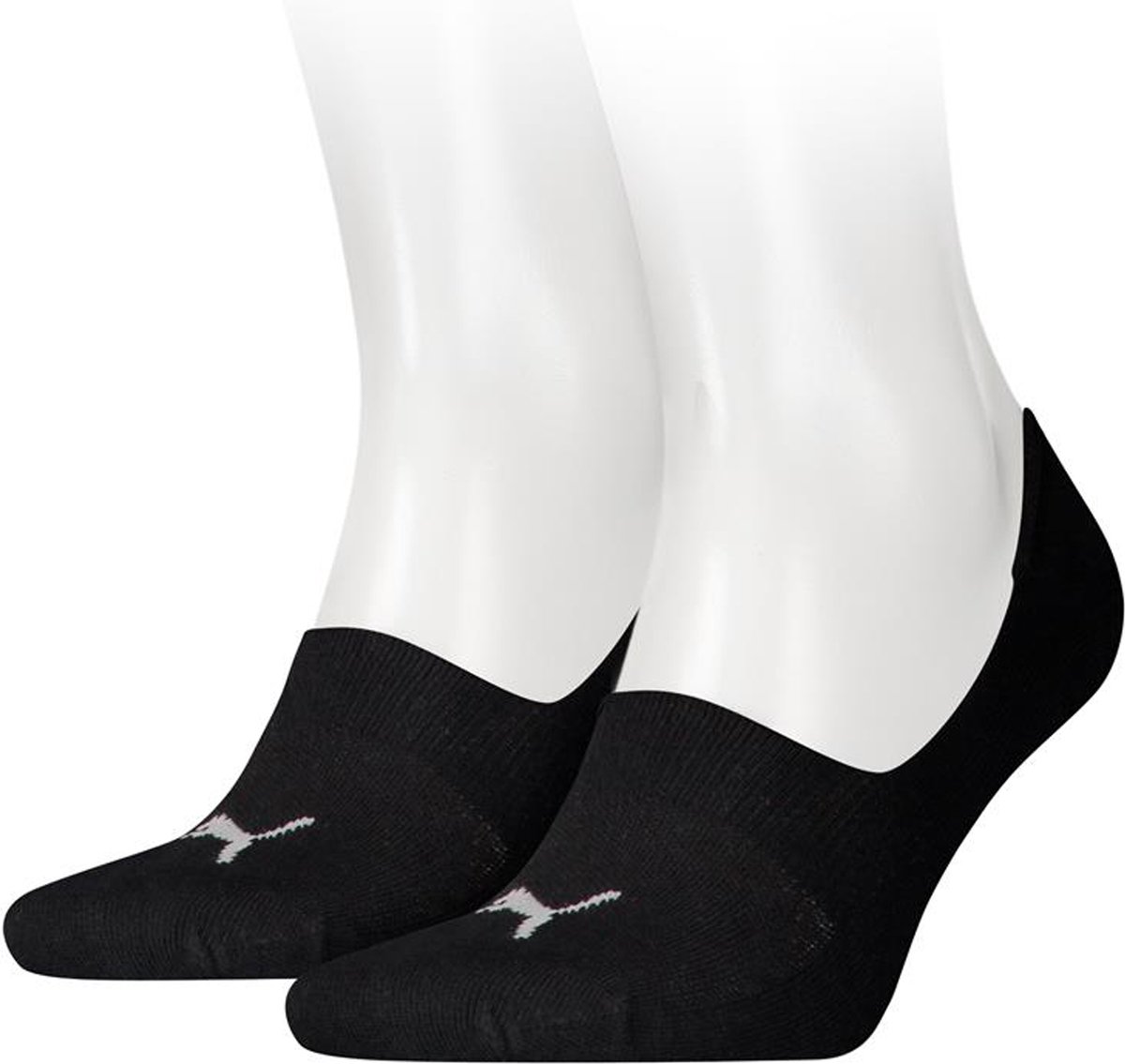 Puma footie 2p unisex Sportsokken Volwassenen Zwart
