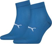 Puma Sport Light Quarter (2-pack) - hoge enkelsokken - blauw - Maat: 35-38