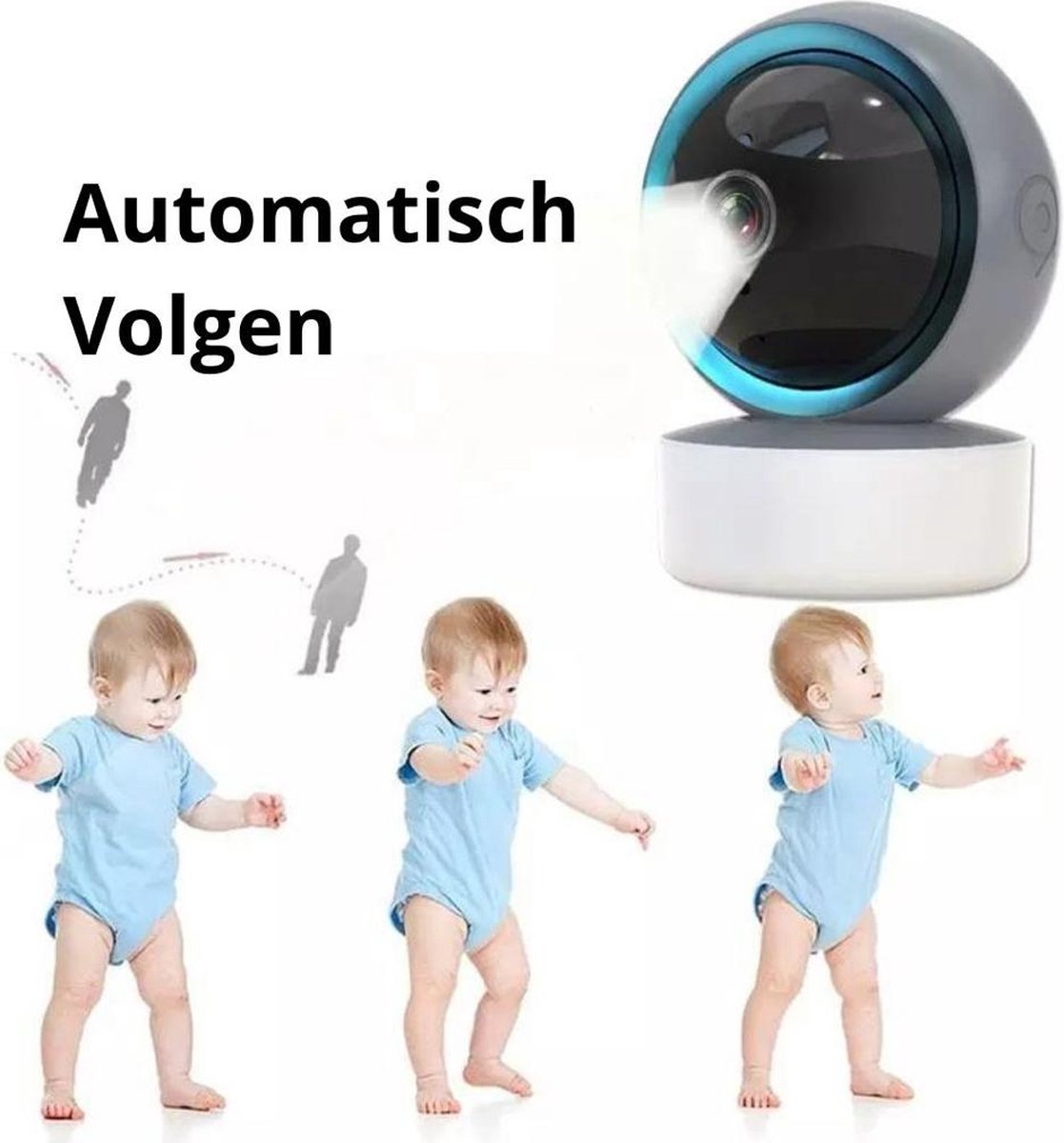 NIEUW Full HD WiFi Huisdierencamera 1296P met - afbeelding 2