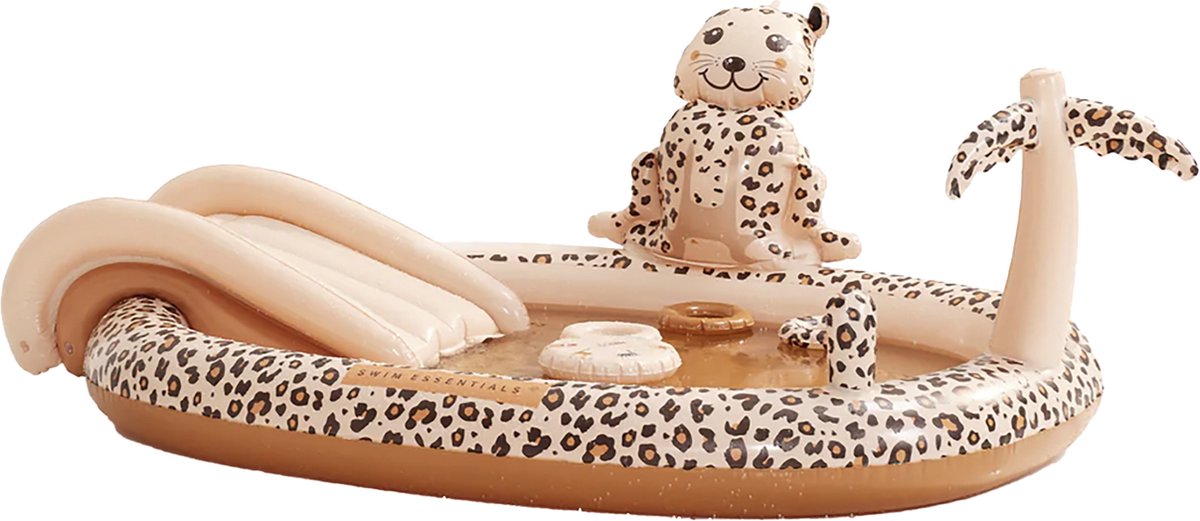 Swim Essentials Speelzwembad Beige Panterprint
