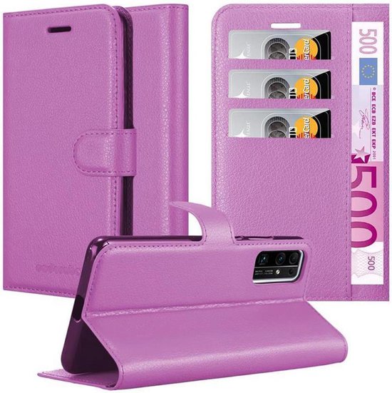 Cadorabo Case adapté pour Honor 30 en MANGANESE VIOLET - Housse de protection avec fermeture magnétique, fonction support et poche pour cartes Book Case Cover Etui
