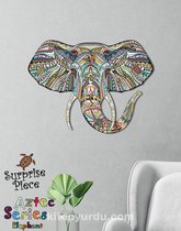 Decoratieve houten puzzel | Elephant | Surprise Piece | houten puzzel | Legpuzzel | 462 stukjes