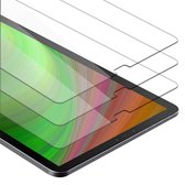 Cadorabo 3x Screenprotector geschikt voor Samsung Galaxy Tab S4 (10.5 inch) in KRISTALHELDER - Getemperd Pantser Film (Tempered) Display beschermend glas in 9H hardheid met 3D Touch