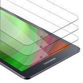 Cadorabo 3x Screenprotector geschikt voor Samsung Galaxy Tab A 2016 (7.0 inch) in KRISTALHELDER - Getemperd Pantser Film (Tempered) Display beschermend glas in 9H hardheid met 3D Touch