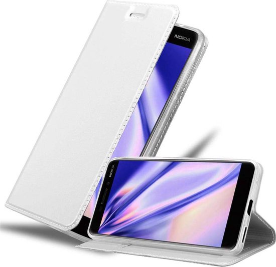 Coque Cadorabo pour Nokia 6.1 en CLASSY SILVER Pochette de