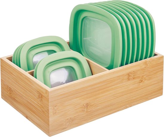 MDesign - Voorraaddoos - Opbergbox/vershouddoos - Voor De Koelkast Voor Babyvoeding En Ander Vers Voedsel Met Deksel Plastic 3 Liter Inhoud Groot Doorzichtig MDesign - Voorraaddoos - Opbergbox/vershouddoos - Voor De Koelkast Voor Babyvoeding En Ander Vers Voedsel Met Deksel Plastic 3 Liter Inhoud Groot Doorzichtig