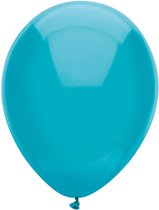 Haza - Ballonnen - turquoise blauw - verjaardag - 100x stuks - 29 cm