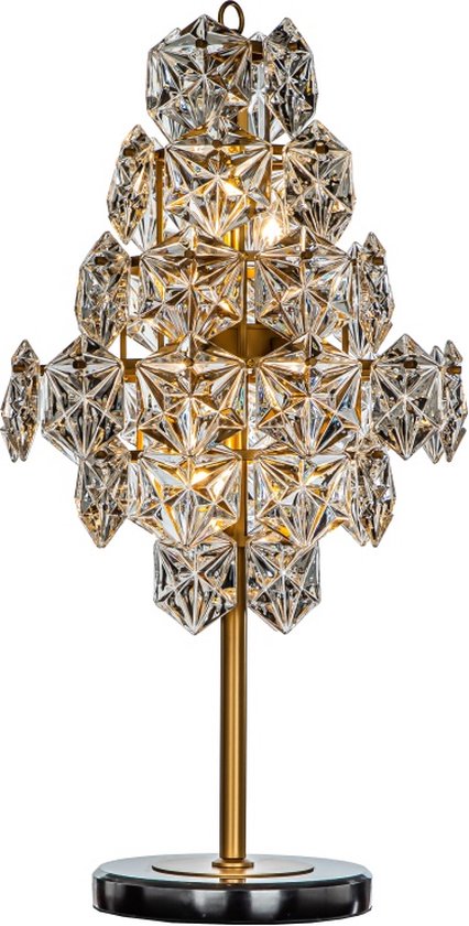 Baroque - Lampenvoet - Lampvoet Delhi 85cm - 85x46x46 - Iron+glass