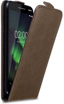 Cadorabo Hoesje geschikt voor Nokia 2.1 in KOFFIE BRUIN - Beschermhoes in flip design Case Cover met magnetische sluiting