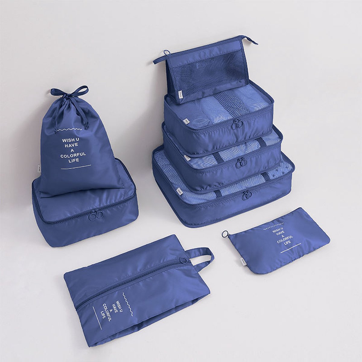 Somstyle Packing Cubes Set 8Delig Organizer Voor Koffer En Backpack