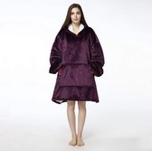 | Hoodie Blanket | | oversized deken | | capuchon deken | | winter trui | | Slaapkleding || Purple ||