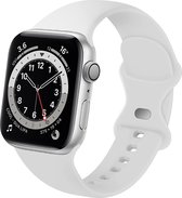 Bracelet en Siliconen Smartwatch - Convient au bracelet en silicone Apple Watch - blanc - Strap-it Watchband / Wristband / Bracelet - Taille: 38 - 40 - 41mm