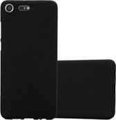 Coque Cadorabo pour Sony Xperia XZ PREMIUM en FROST BLACK - Coque de protection en silicone TPU souple