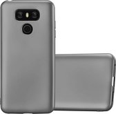 Cadorabo Hoesje voor LG G6 in METALLIC GRIJS - Beschermhoes gemaakt van flexibel TPU silicone Case Cover
