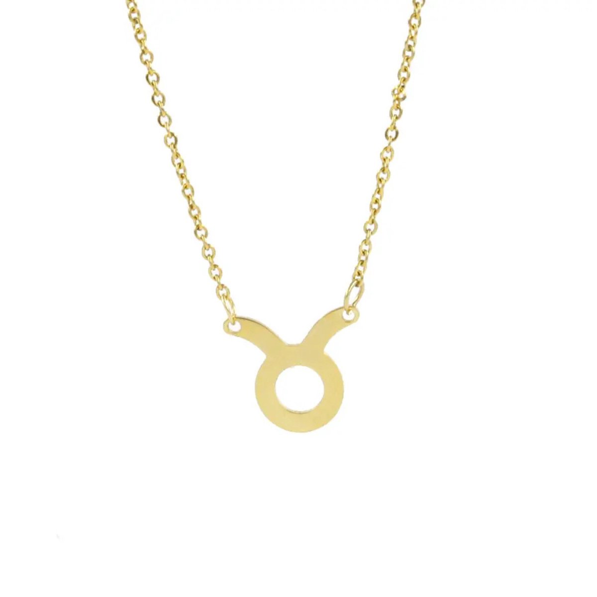 Despora - Sterrenbeeld Ketting - Sterrenbeelden - Sterrenbeeld Sieraden - Taurus - Goudkleurig RVS (Stier)