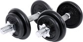 Halters - Dumbbells - Gietijzer - Home gym - set van 2 - 40KG aan gewichten